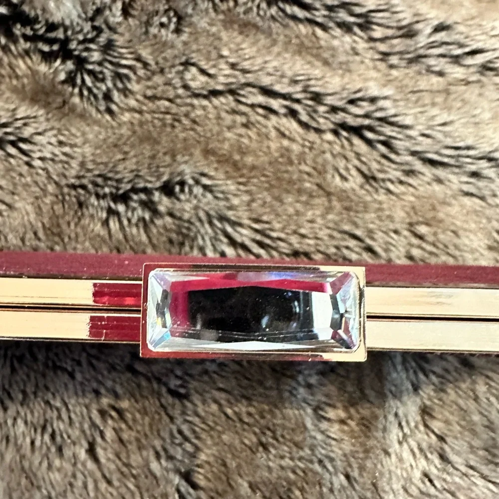 NWOT INC International Concepts Gemstone zombie Carolyn Red Clutch